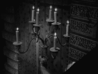 Gif animé gothique chandellier